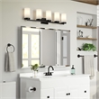 Design House Kelton 24-Inch Metal Towel Bar in Matte Black Finish