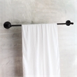 Design House Kelton 24-Inch Metal Towel Bar in Matte Black Finish