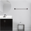 Design House Kelton 24-Inch Metal Towel Bar in Matte Black Finish