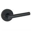Design House Eastport Metal Dummy Door Lever in Matte Black