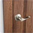 Design House Stratford Entry Metal Door Knob in Satin Nickel/Silver