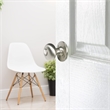 Design House Cambridge Brass Privacy Door Knob in Satin Nickel/Silver
