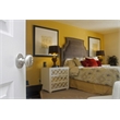 Design House Cambridge Brass Privacy Door Knob in Satin Nickel/Silver