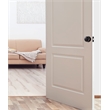 Design House Cambridge Brass Passage Doorknob in Matte Black