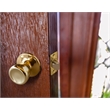 Design House Terrace Brass Passage Door Knob in Polished Brass