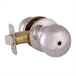 Design House Cambridge Brass Privacy Door Knob in Polished Chrome/Silver