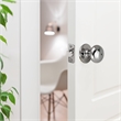 Design House Cambridge Brass Privacy Door Knob in Polished Chrome/Silver