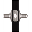 Design House Delavan Brass Dummy Door Handle in Satin Nickel/Silver