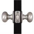 Design House Cambridge 2-Way Brass Passage Hall Door Knob in Satin Nickel