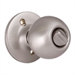 Design House 2-Way Latch Privacy Brass Door Knob in Satin Nickel