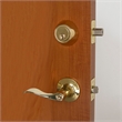 Design House Brass Single Cylinder Deadbolt in Polished Brass/Silver