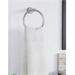 Design House Ames Towel Ring in Brushed Nickel Silver