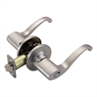 Design House Scroll Brass 2-Way Latch Entry Door Handle in Satin Nickel/Silver