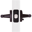 Design House Eastport Metal Privacy Door Lever in Matte Black Finish