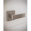 Design House Karsen Metal Adjustable Entry Door Lever in Satin Nickel/Silver