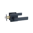 Design House Karsen Metal Passage Door Lever in Matte Black Finish