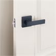 Design House Karsen Metal Passage Door Lever in Matte Black Finish