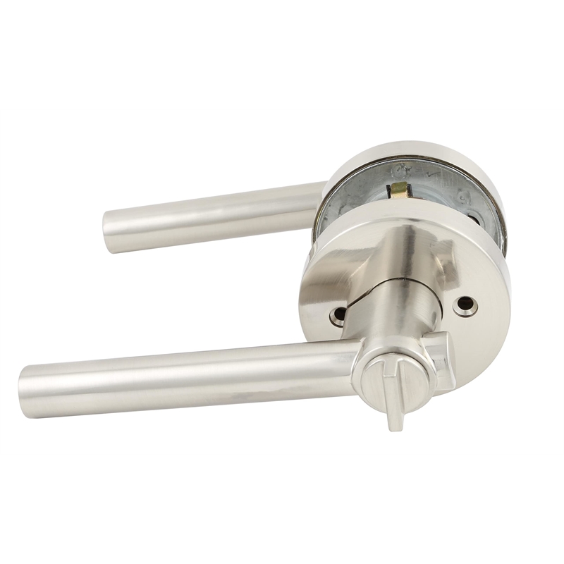 Design House Eastport Metal Adjustable Entry Lever in Satin Nickel/Silver