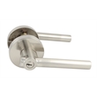Design House Eastport Metal Adjustable Entry Lever in Satin Nickel/Silver