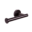 Design House Kelton Brass Toilet Paper Holder in Matte Black