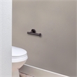Design House Kelton Brass Toilet Paper Holder in Matte Black
