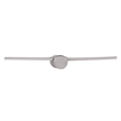 Square Corner Stainless Steel Door Hinge in Satin Nickel  3.5 Inch  10 Pack