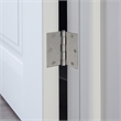 Square Corner Stainless Steel Door Hinge in Satin Nickel  3.5 Inch  10 Pack