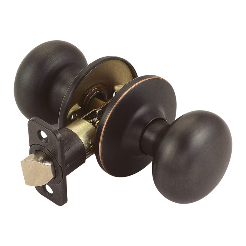 Cambridge Brass Passage Door Knob in Oil Rubbed Bronze
