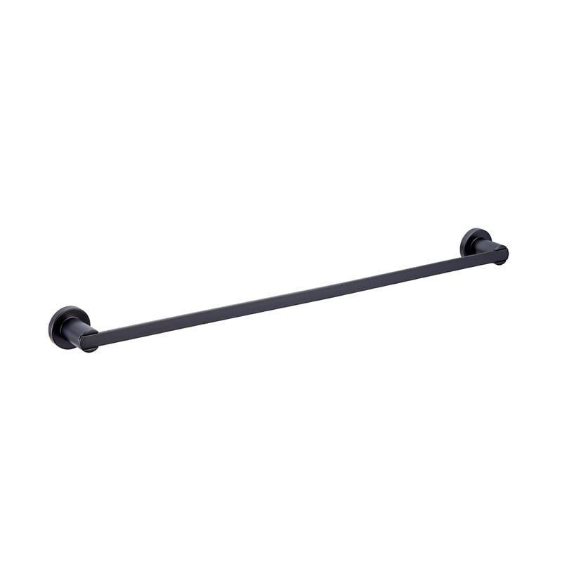 Eastport Metal Towel Bar in Matte Black 24 Inch