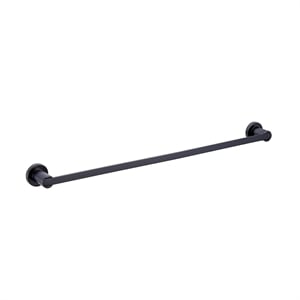 Eastport Metal Towel Bar in Matte Black 24 Inch