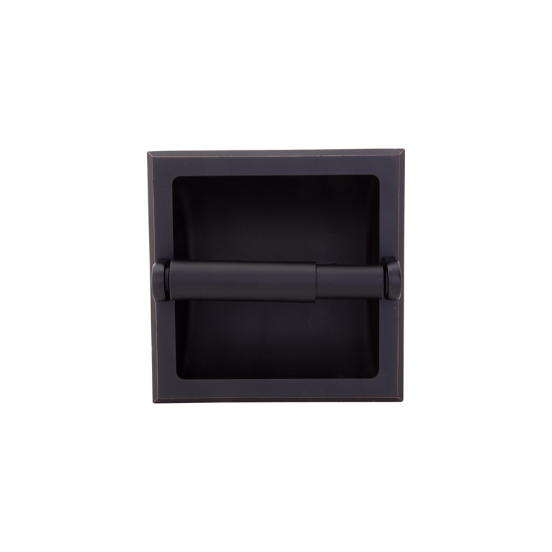 Millbridge Recessed Metal Toilet Paper Holder in Oil Rubbed Bronze