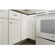 Arced Metal Cabinet Pull in Satin Nickel 5 Pack