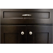 Arced Metal Cabinet Pull in Satin Nickel 5 Pack