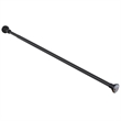 Design House Heavy Duty Expandable Steel Shower Rod 42 to 72 in Matte Black