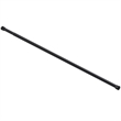 Design House Expandable Stainless Steel Shower Rod 36 to 63 in Matte Black