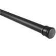 Design House Stainless Steel Adjustable Shower Rod in Matte Black 50 to 84in