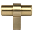 Design House 5-Pack Emery Stainless Steel Cabinet Knobs in Satin Gold
