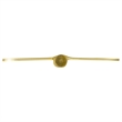 Stainless Steel Door Hinge in Satin Brass 4 Inch 5/8 Inch Radius 12 Pack