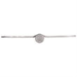 Stainless Steel Door Hinge in Satin Nickel 3 1/2 Inch 5/8 Inch Radius 12 Pack