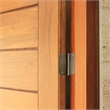 Stainless Steel Door Hinge in Antique Brass 3 1/2 Inch 5/8 Inch Radius 9 Pack