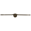 Stainless Steel Door Hinge in Antique Brass 3 1/2 Inch 5/8 Inch Radius 9 Pack
