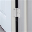 Stainless Steel Door Hinge in Painted White 3 1/2 Inch 5/8 Inch Radius 12 Pack