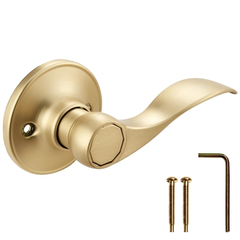 Design House Springdale Satin Gold Door Handle