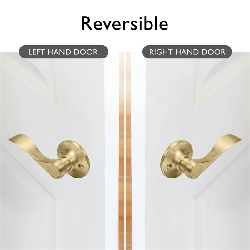 Design House Springdale Satin Gold Door Handle