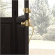 Design House Coventry 2-Way Adjustable Brass Door Handle Set in Gold