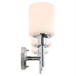 Design House Aubrey 3-Light Stainless Steel Vanity Light in Polished Chrome