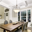 Design House Willowdale Traditional Metal Pendant Light in Satin Nickel