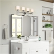 Design House Aubrey 4-Light Stainless Steel Vanity Light in Polished Chrome
