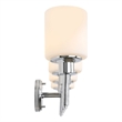 Design House Aubrey 4-Light Stainless Steel Vanity Light in Polished Chrome