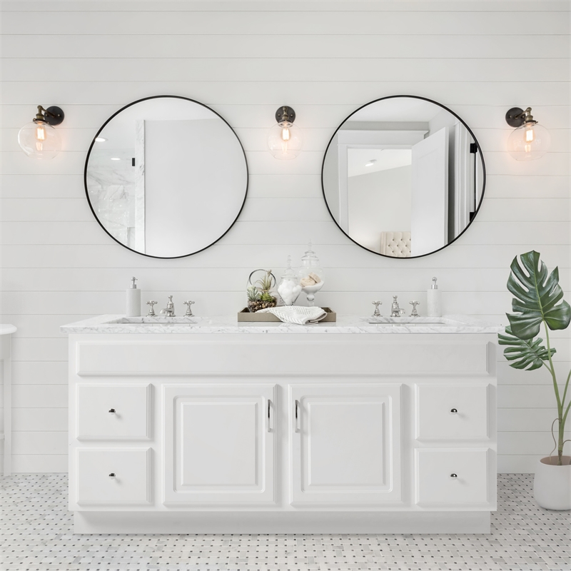 Design House Concord Bathroom Vanity Without Top in White Fully Assembled